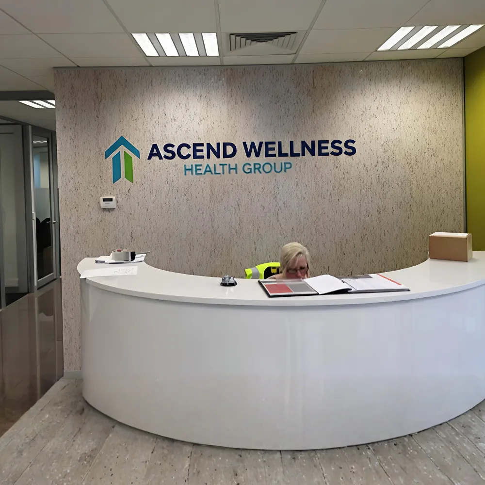 Logo 3mm Acrylic Sign for Reception 